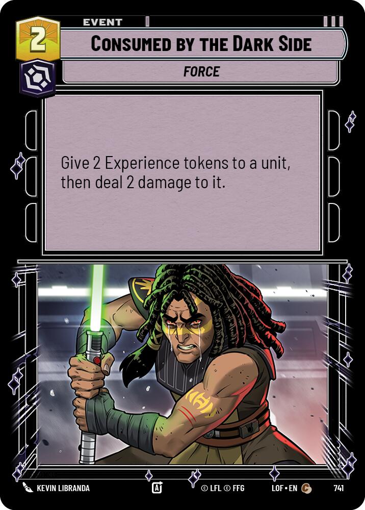 {SW-C}Consumed by the Dark Side (741) (Foil) (741) [Legends of the Force]