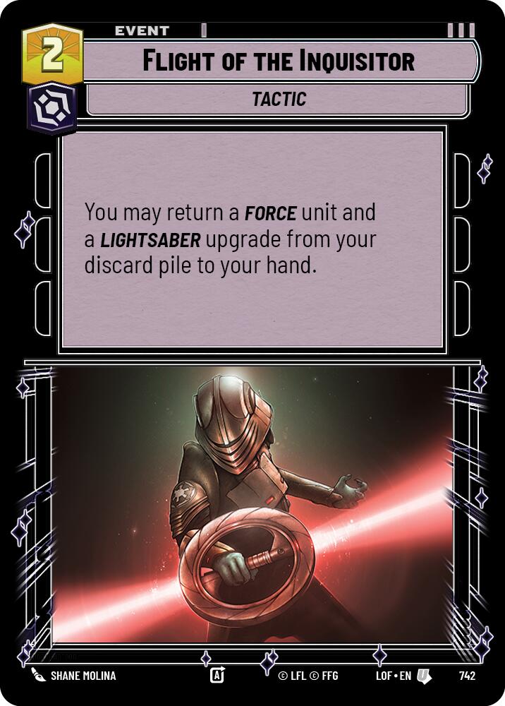 {SW-C}Flight of the Inquisitor (742) (Foil) (742) [Legends of the Force]
