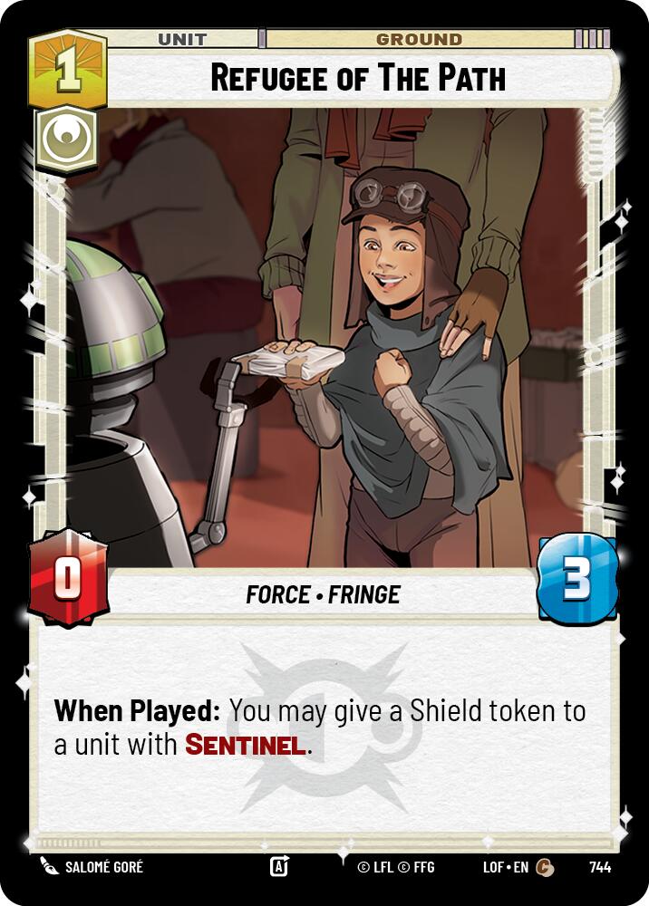 {SW-C}Refugee of The Path (744) (Foil) (744) [Legends of the Force]