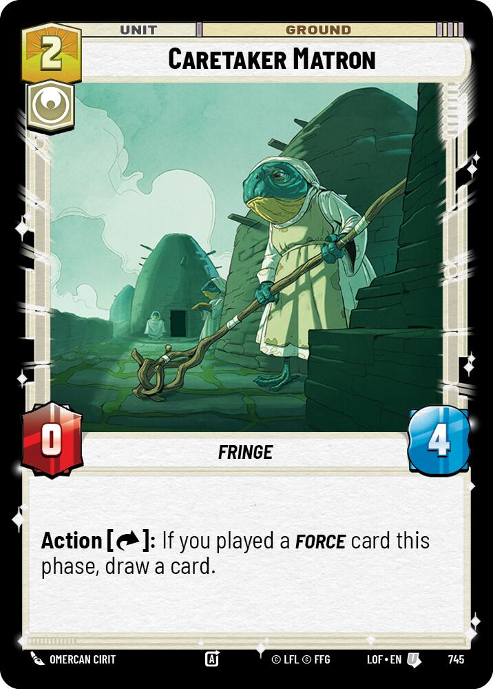 {SW-C}Caretaker Matron (745) (Foil) (745) [Legends of the Force]