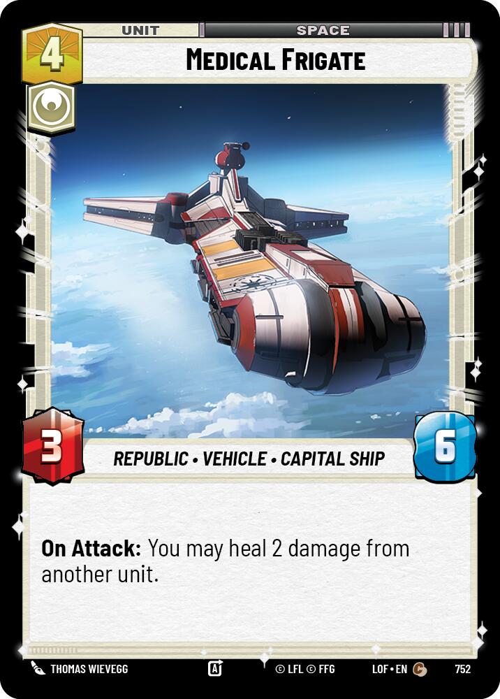 {SW-C}Medical Frigate (752) (Foil) (752) [Legends of the Force]