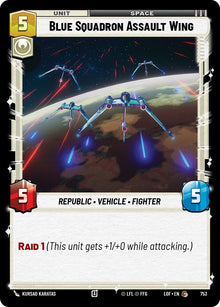 {SW-C}Blue Squadron Assault Wing (753) (Foil) (753) [Legends of the Force]