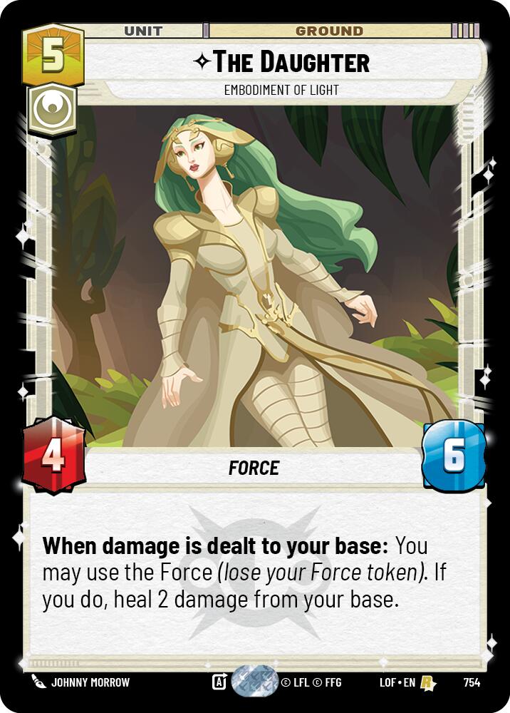 {SW-R}The Daughter (754) - Embodiment of Light (Foil) (754) [Legends of the Force]