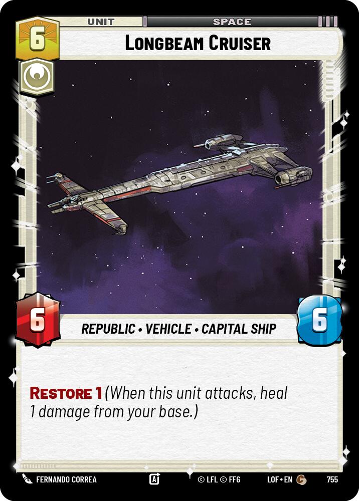 {SW-C}Longbeam Cruiser (755) (Foil) (755) [Legends of the Force]