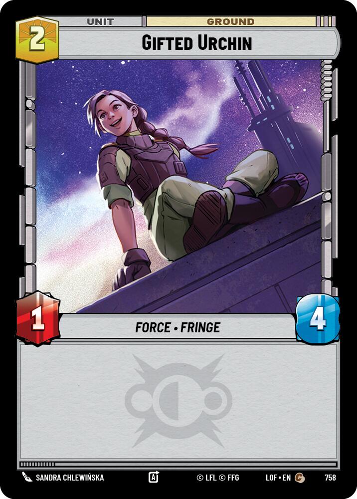 {SW-C}Gifted Urchin (758) (Foil) (758) [Legends of the Force]