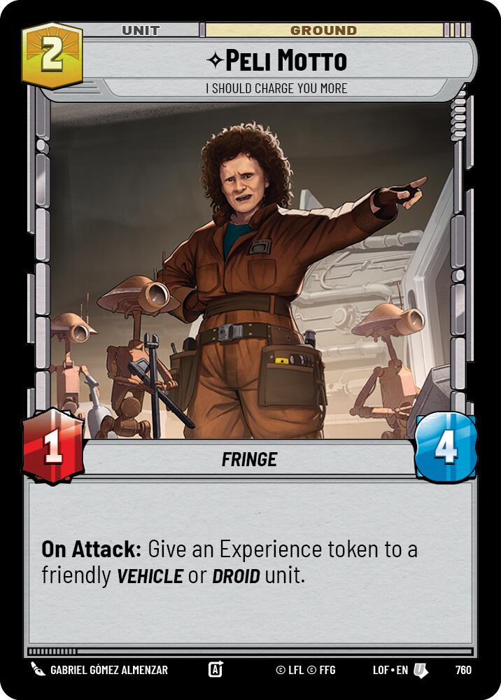{SW-C}Peli Motto (760) - I Should Charge You More (Foil) (760) [Legends of the Force]
