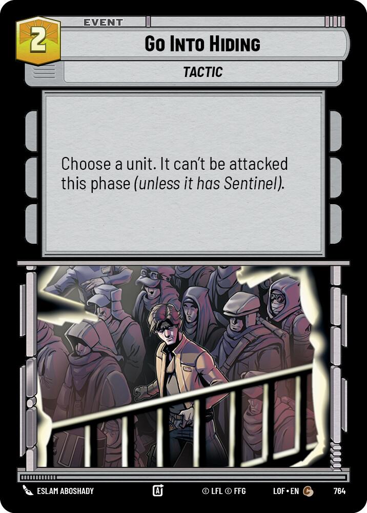 {SW-C}Go Into Hiding (764) (Foil) (764) [Legends of the Force]