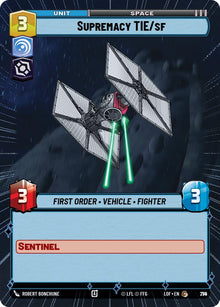 {SW-C}Supremacy TIE/sf (774) (Hyperspace Foil) (774) [Legends of the Force]