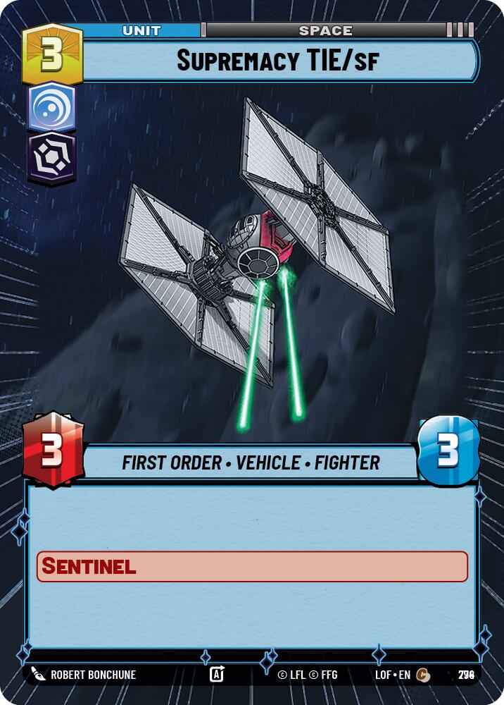 {SW-C}Supremacy TIE/sf (774) (Hyperspace Foil) (774) [Legends of the Force]