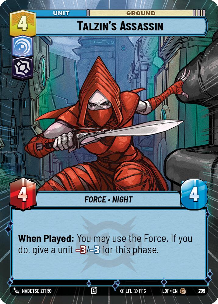 {SW-C}Talzin's Assassin (775) (Hyperspace Foil) (775) [Legends of the Force]