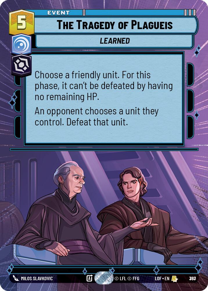 {SW-R}The Tragedy of Plagueis (783) (Hyperspace Foil) (783) [Legends of the Force]