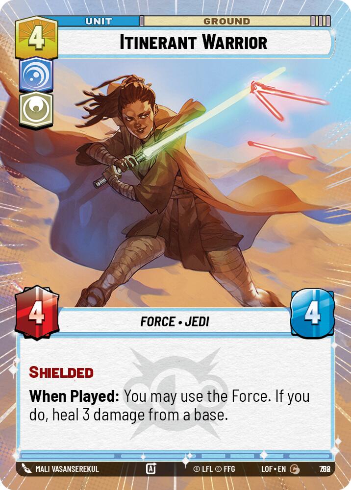 {SW-C}Itinerant Warrior (788) (Hyperspace Foil) (788) [Legends of the Force]