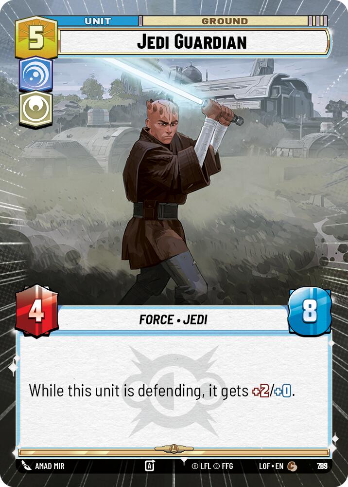 {SW-C}Jedi Guardian (789) (Hyperspace Foil) (789) [Legends of the Force]
