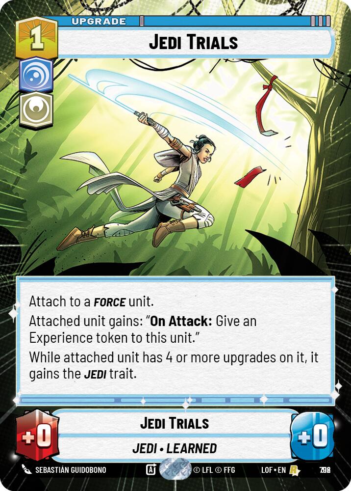 {SW-R}Jedi Trials (792) (Hyperspace Foil) (792) [Legends of the Force]