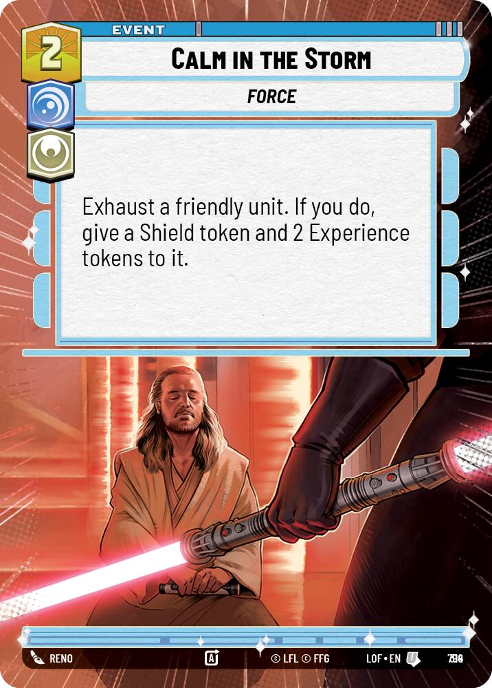 {SW-C}Calm in the Storm (794) (Hyperspace Foil) (794) [Legends of the Force]