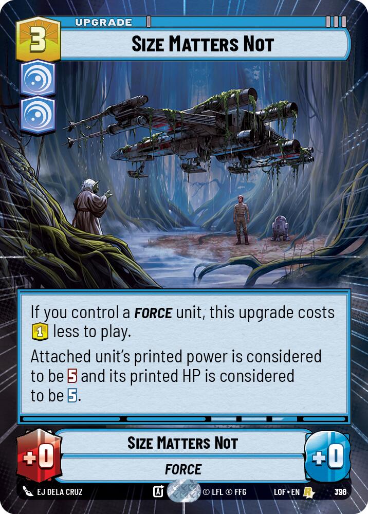 {SW-R}Size Matters Not (796) (Hyperspace Foil) (796) [Legends of the Force]