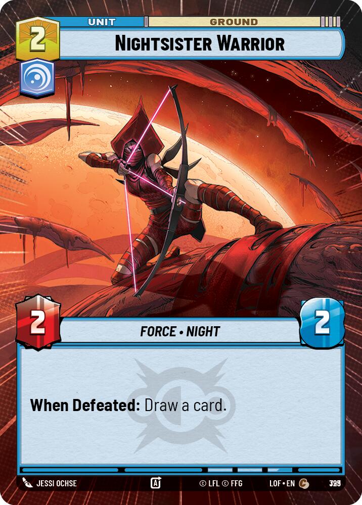 {SW-C}Nightsister Warrior (799) (Hyperspace Foil) (799) [Legends of the Force]