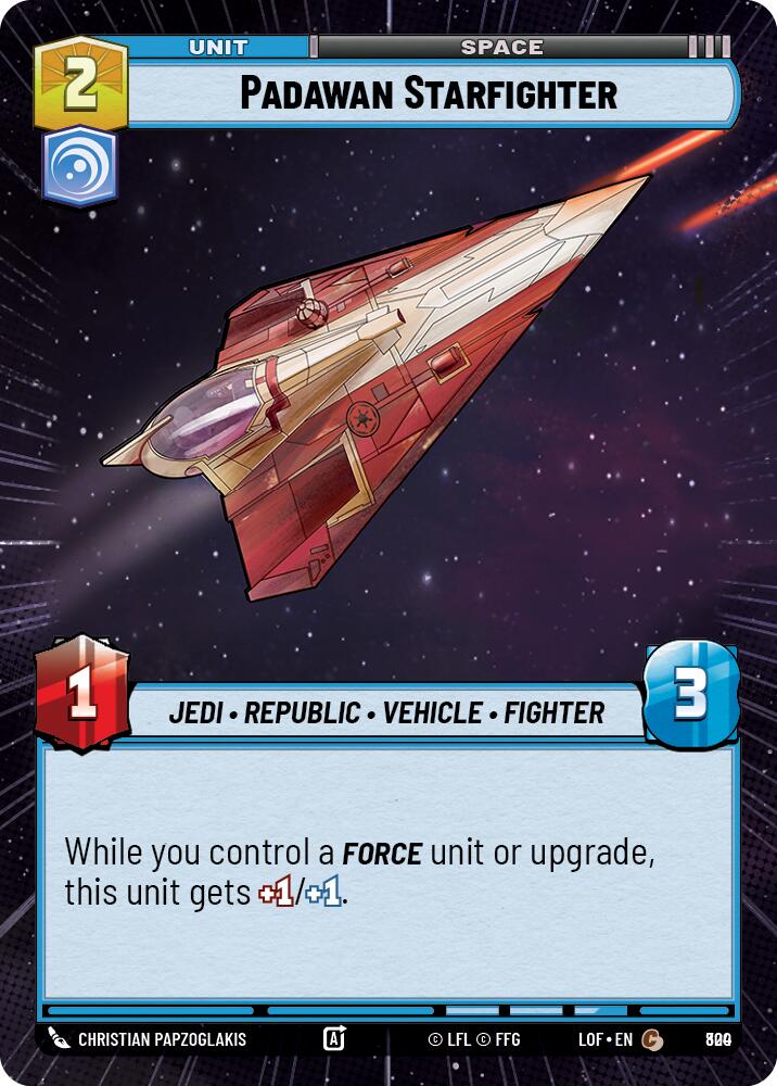 {SW-C}Padawan Starfighter (800) (Hyperspace Foil) (800) [Legends of the Force]