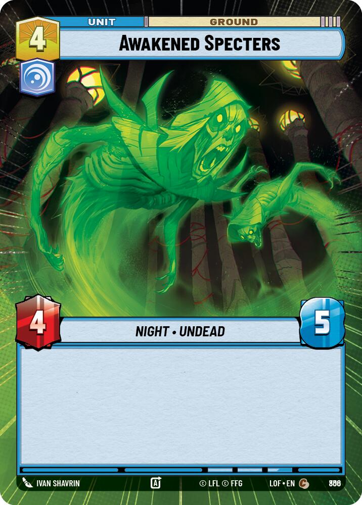 {SW-C}Awakened Specters (806) (Hyperspace Foil) (806) [Legends of the Force]