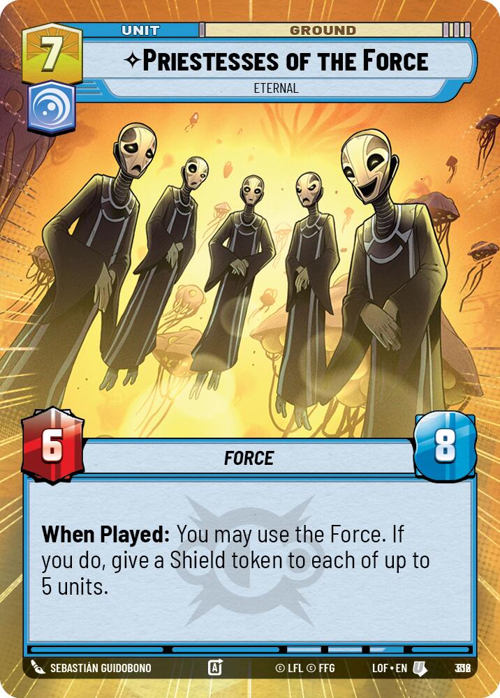 {SW-C}Priestesses of the Force (812) - Eternal (Hyperspace Foil) (812) [Legends of the Force]