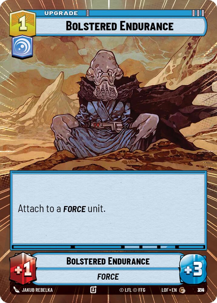 {SW-C}Bolstered Endurance (814) (Hyperspace Foil) (814) [Legends of the Force]