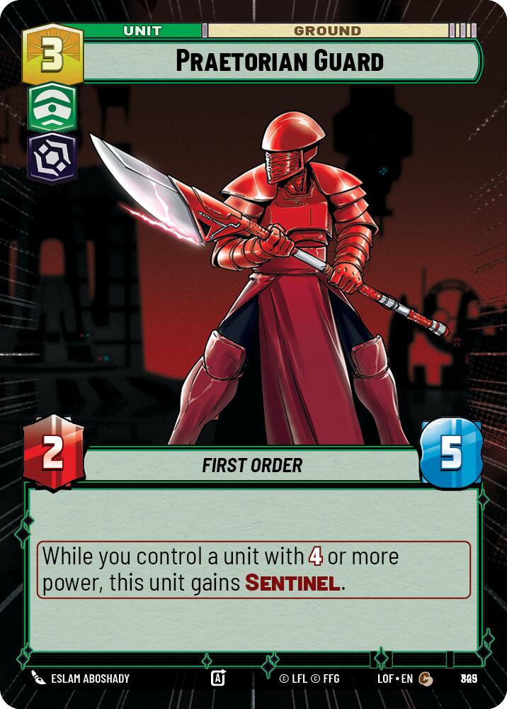 {SW-C}Praetorian Guard (825) (Hyperspace Foil) (825) [Legends of the Force]