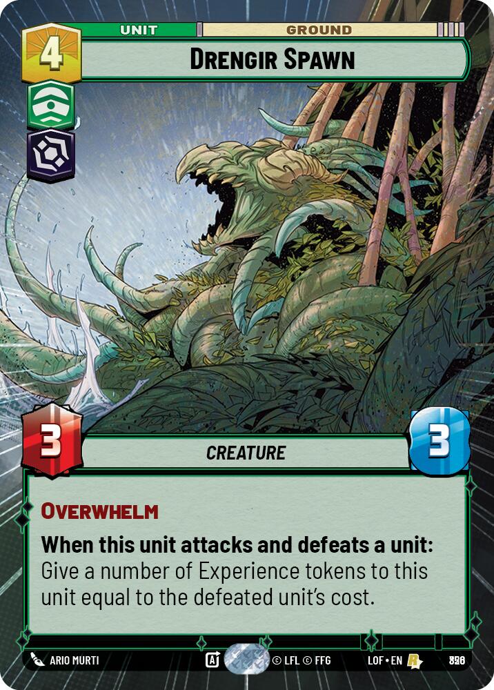 {SW-R}Drengir Spawn (826) (Hyperspace Foil) (826) [Legends of the Force]