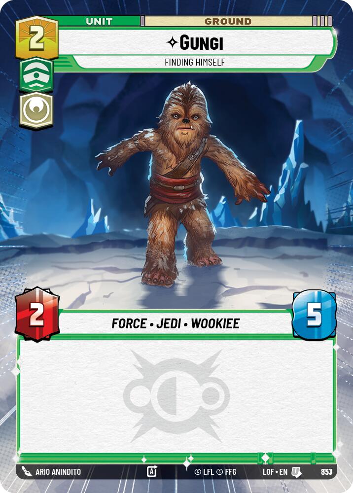 {SW-C}Gungi (833) - Finding Himself (Hyperspace Foil) (833) [Legends of the Force]