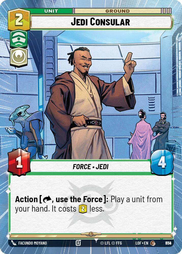 {SW-C}Jedi Consular (834) (Hyperspace Foil) (834) [Legends of the Force]