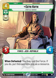 {SW-R}Eeth Koth (837) - Spiritual Warrior (Hyperspace Foil) (837) [Legends of the Force]