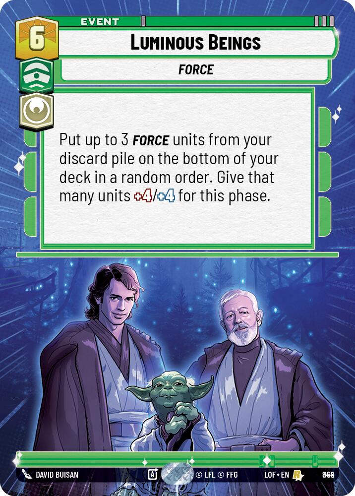 {SW-R}Luminous Beings (844) (Hyperspace Foil) (844) [Legends of the Force]