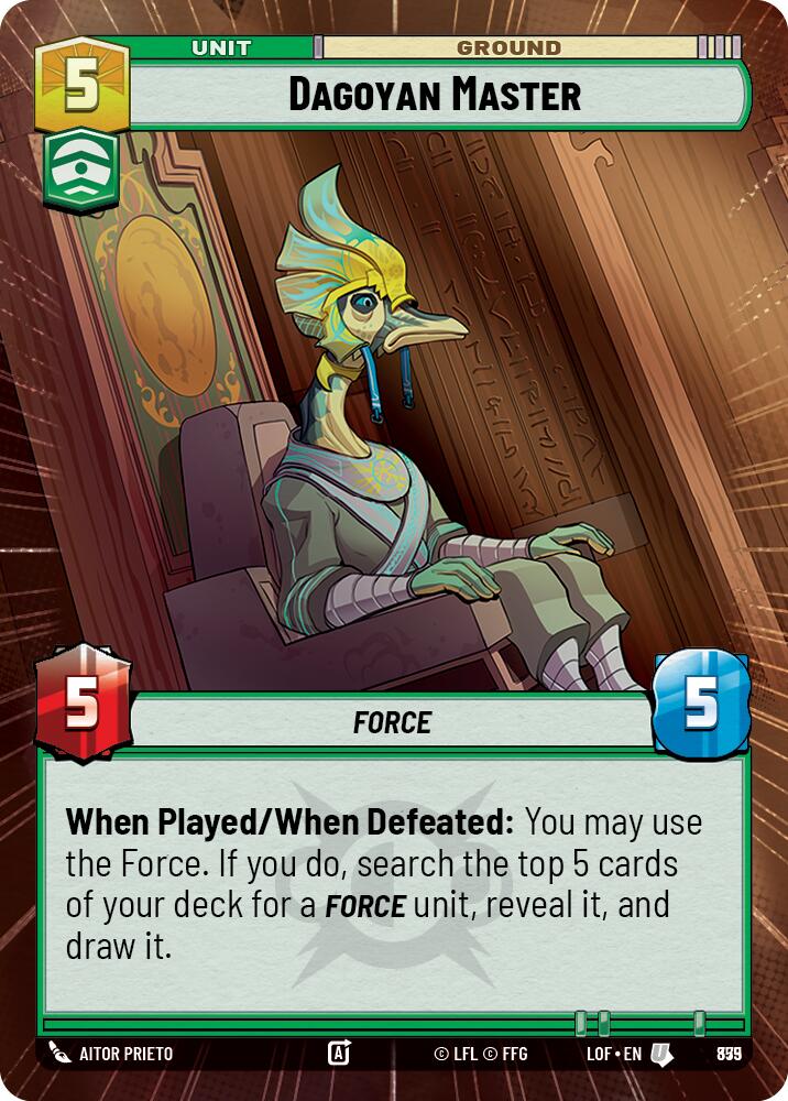 {SW-C}Dagoyan Master (855) (Hyperspace Foil) (855) [Legends of the Force]