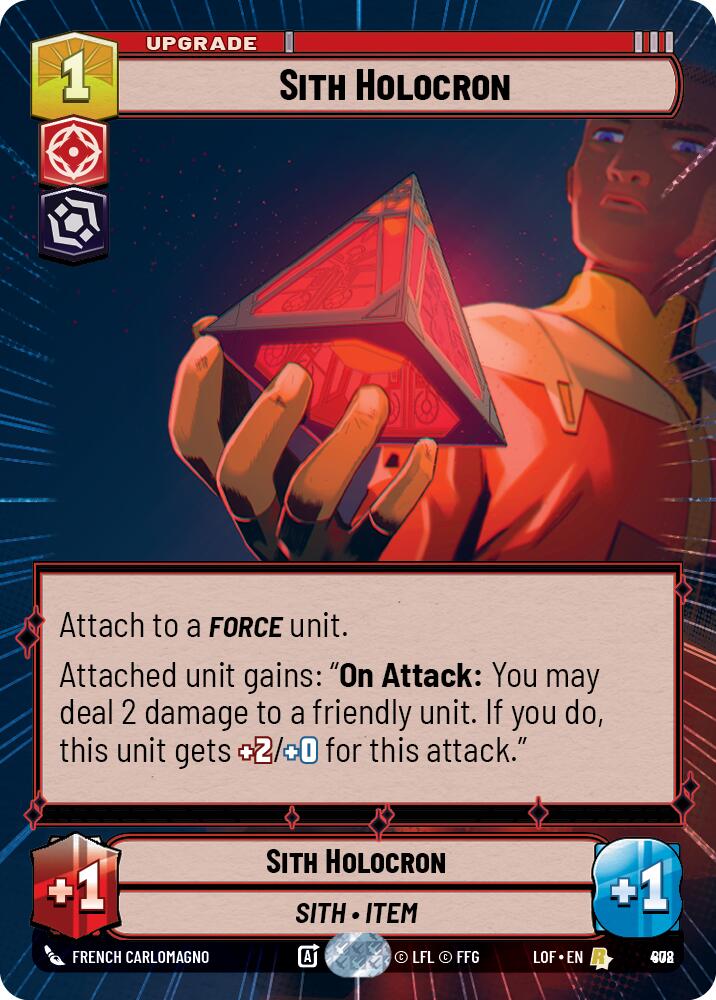 {SW-R}Sith Holocron (878) (Hyperspace Foil) (878) [Legends of the Force]