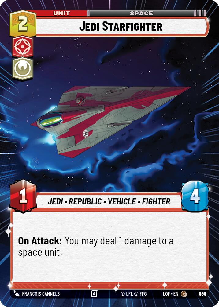 {SW-C}Jedi Starfighter (884) (Hyperspace Foil) (884) [Legends of the Force]