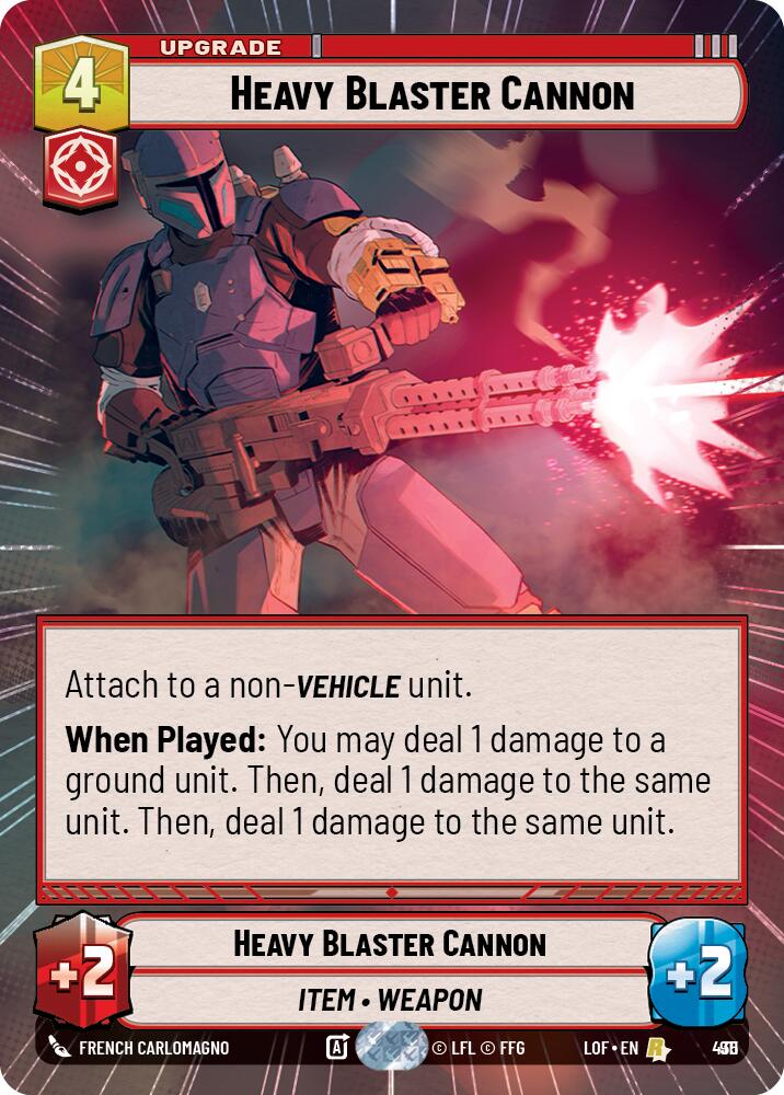 {SW-R}Heavy Blaster Cannon (911) (Hyperspace Foil) (911) [Legends of the Force]