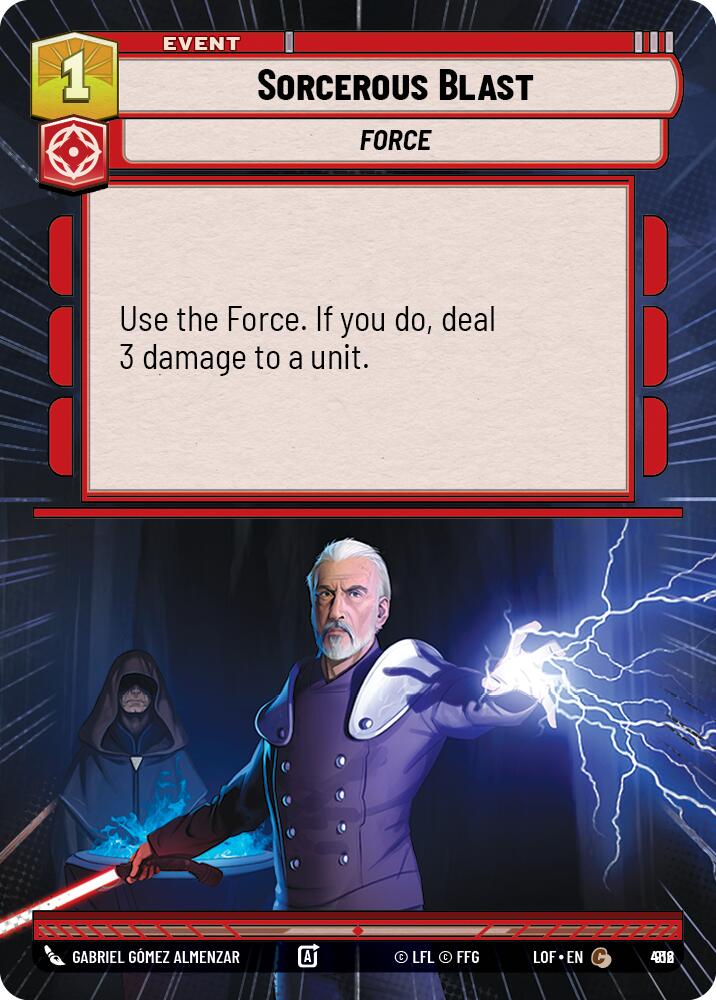 {SW-C}Sorcerous Blast (912) (Hyperspace Foil) (912) [Legends of the Force]