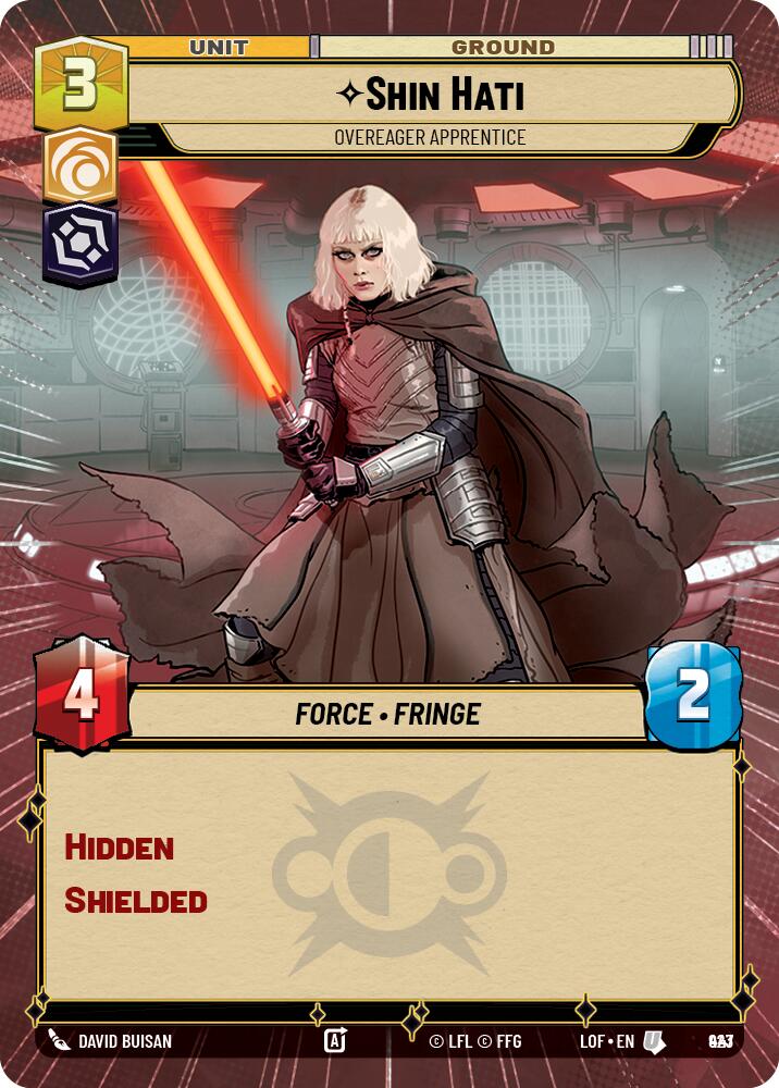 {SW-C}Shin Hati (923) - Overeager Apprentice (Hyperspace Foil) (923) [Legends of the Force]