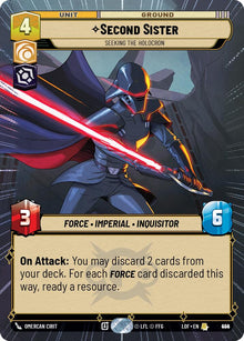 {SW-R}Second Sister (924) - Seeking the Holocron (Hyperspace Foil) (924) [Legends of the Force]