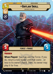 {SW-C}Baylan Skoll (925) - Enigmatic Master (Hyperspace Foil) (925) [Legends of the Force]