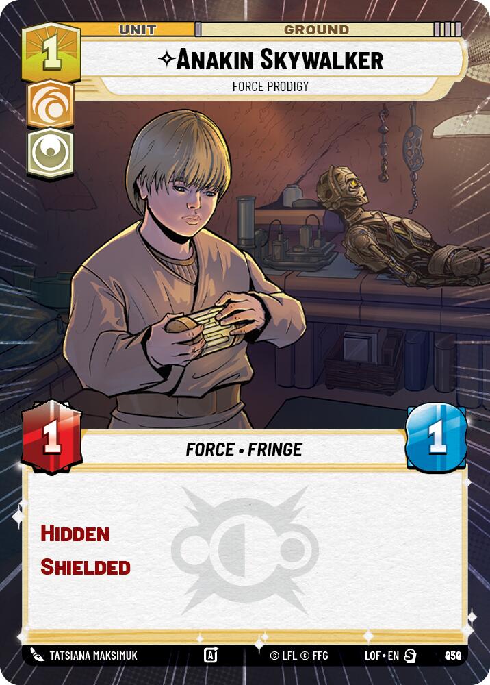 {SW-R}Anakin Skywalker (930) - Force Prodigy (Hyperspace Foil) (930) [Legends of the Force]