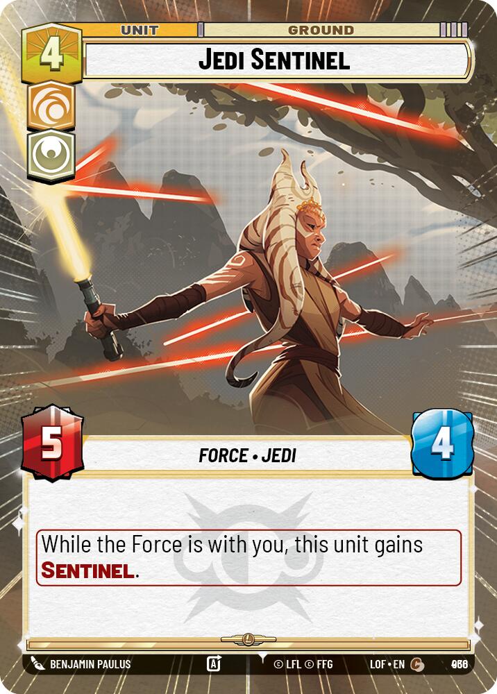 {SW-C}Jedi Sentinel (936) (Hyperspace Foil) (936) [Legends of the Force]