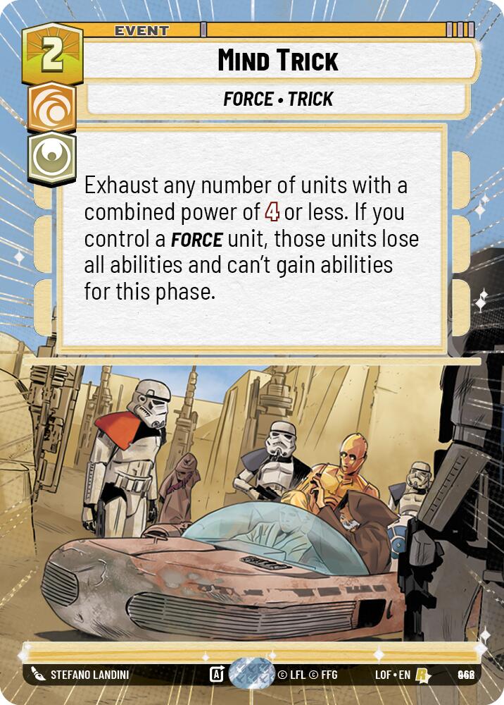 {SW-R}Mind Trick (942) (Hyperspace Foil) (942) [Legends of the Force]