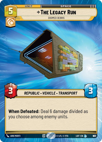 {SW-R}The Legacy Run (953) - Doomed Debris (Hyperspace Foil) (953) [Legends of the Force]