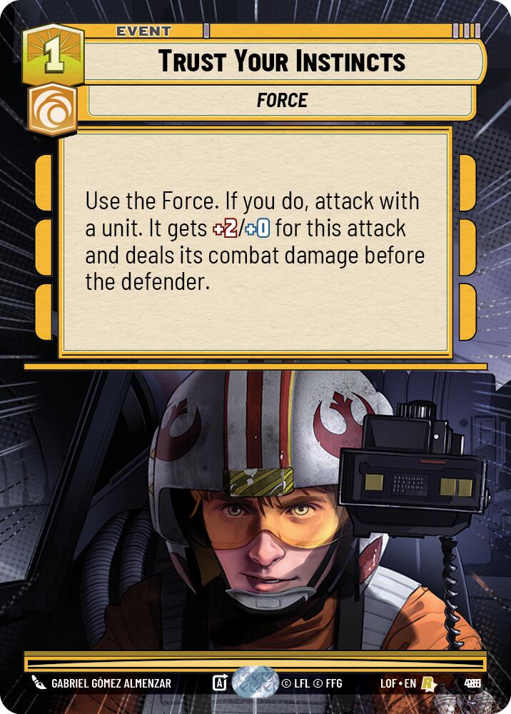 {SW-R}Trust Your Instincts (961) (Hyperspace Foil) (961) [Legends of the Force]