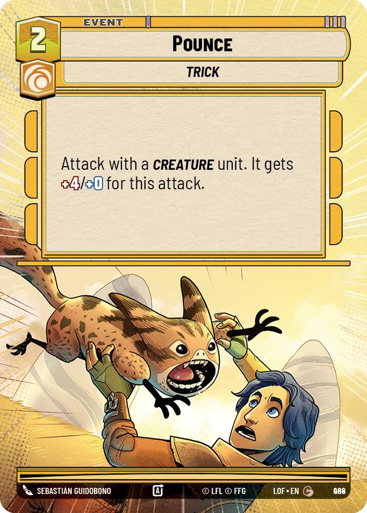 {SW-C}Pounce (964) (Hyperspace Foil) (964) [Legends of the Force]