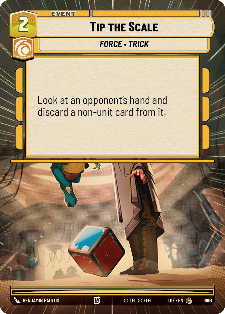 {SW-C}Tip the Scale (966) (Hyperspace Foil) (966) [Legends of the Force]