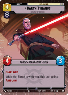 {SW-R}Darth Tyranus (971) - Servant of Sidious (Hyperspace Foil) (971) [Legends of the Force]