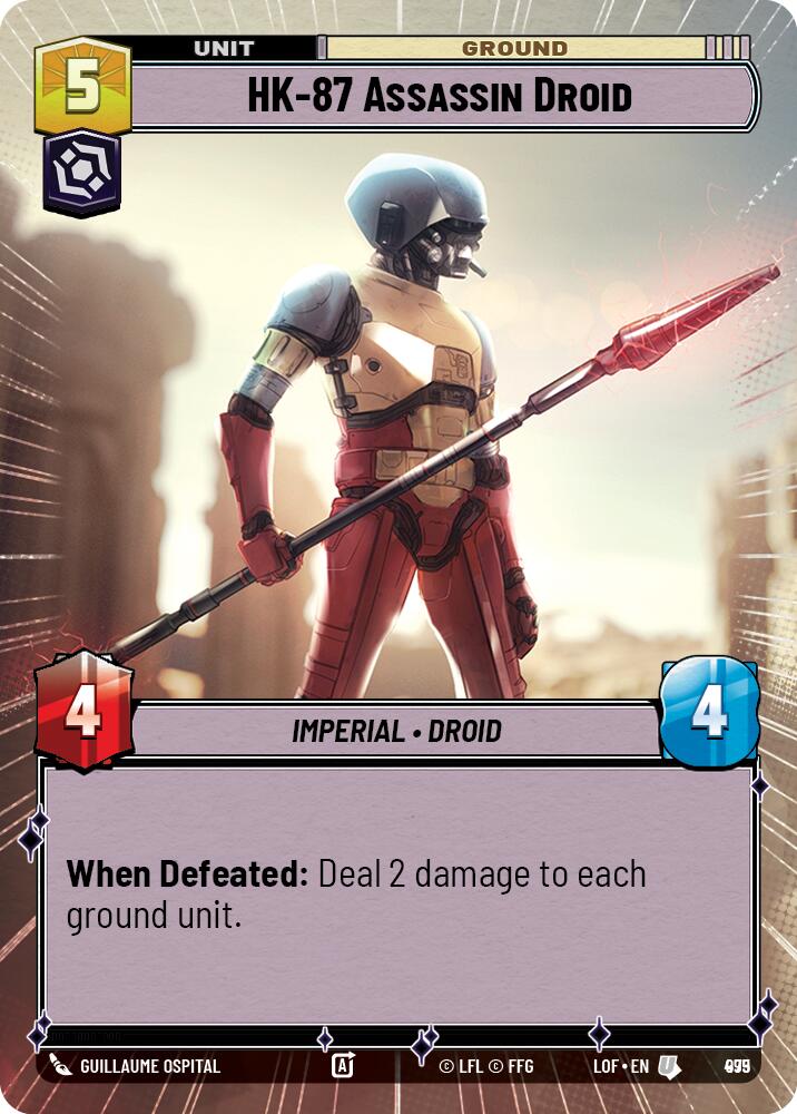 {SW-C}HK-87 Assassin Droid (975) (Hyperspace Foil) (975) [Legends of the Force]