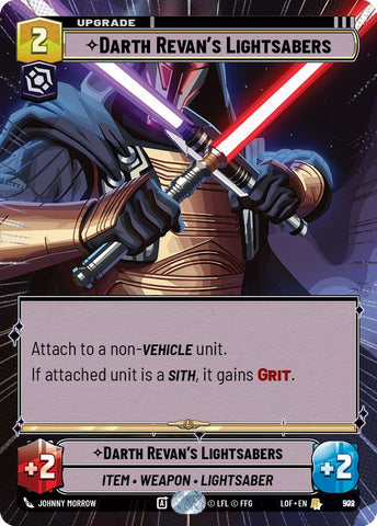 {SW-R}Darth Revan's Lightsabers (978) (Hyperspace Foil) (978) [Legends of the Force]