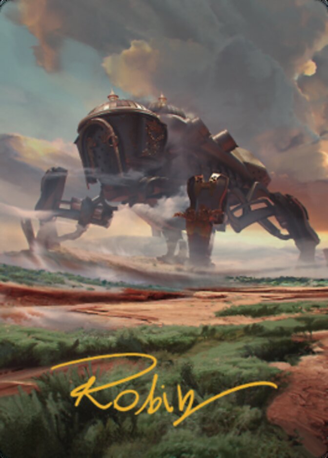 {A} Plains (2) Art Card (Gold-Stamped Signature) [The Brothers' War Art Series][GS ABRO 048]